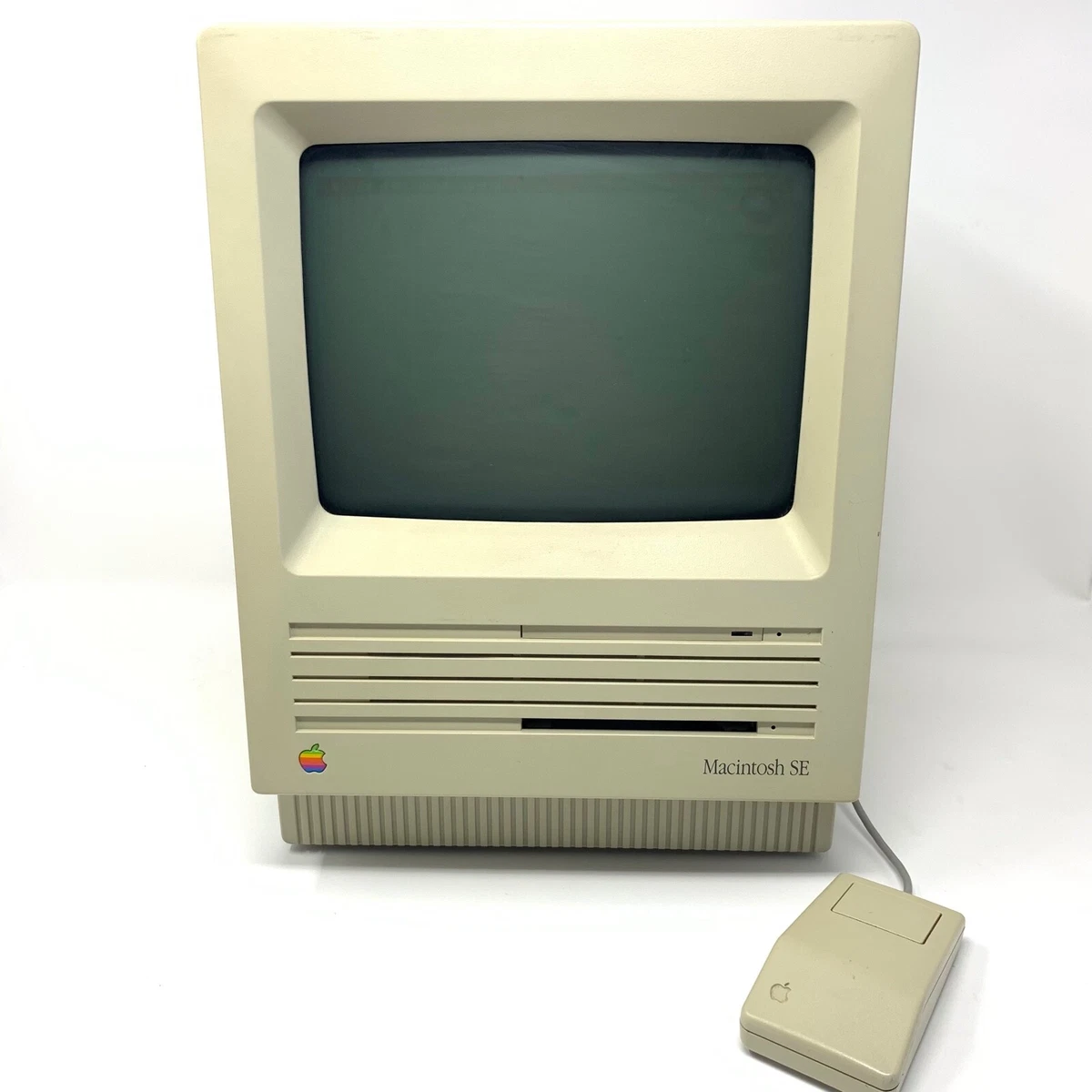 APPLE MACINTOSH SE VINTAGE COMPUTER 1988 M5011 w/ MOUSE TESTED WORKING -  UNIQUE!