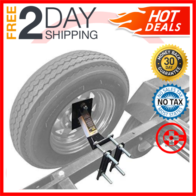 Boat Trailer Spare Tire Mount Carrier Wheel Holder Bracket Angle Iron