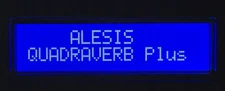 ALESIS LCD SCREEN - QUADRAVERB, QUAD PLUS, QUAD GT - BLUE - REPLACEMENT DISPLAY