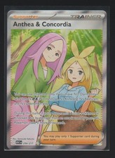 ANTHEA & CONCORDIA 254/217 ULTRA RARE ASCENDED HEROES POKEMON HOLO NEAR MINT
