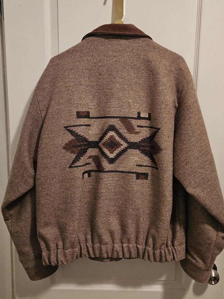 Vintage Pendleton XL Wool Jacket Aztec High Grade Western Wear Southwestern EUC! - Image 2 of 4