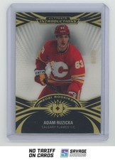 2021-22 UD Ultimate  Introductions Rookies Black Adam Ruzicka /25 #UI-89 Calgary