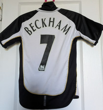 David Beckham Manchester United Jersey Umbro 2002 Size 6/7 Yrs