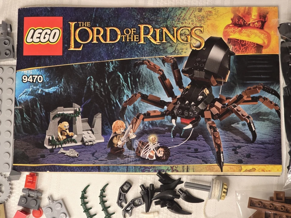 LEGO The Lord of the Rings Shelob Attacks (9470) Complete Minifigs Manual Spider - Image 2 of 4
