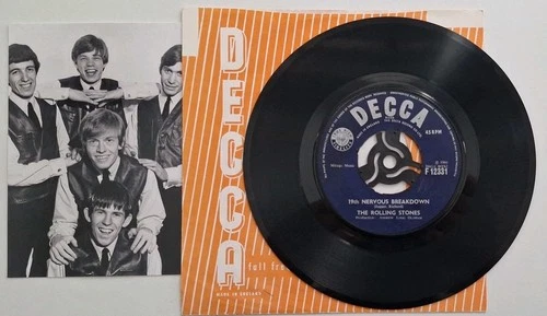 The Rolling Stones"19th Nervous Breakdown"1966 Decca Records Original UK 7"