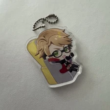 Black Butler Acrylic Keychain Strap Ronald Knox FujiQ Highland Limited Anime JP