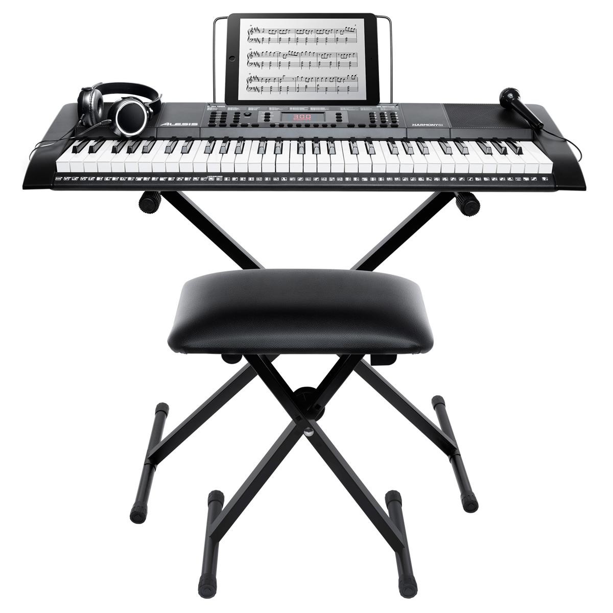 Alesis Harmony 61 MKII 61-Key Portable Keyboard with Built-In