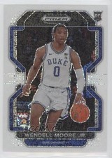 2022-23 Panini Prizm Draft Picks White Sparkle Prizm Wendell Moore Jr #76 7m3