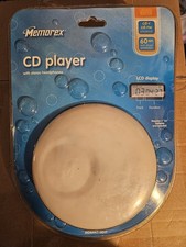 Vintage Memorex Blue CD/CD-R/RW Player Anti-Shock w Stereo Headphones NEW/SEALED