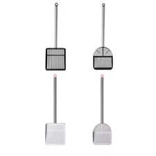 Cats Litter Scoops Metal Deep Shovel for Easy Scooping Sifting Slot Pet Supplies