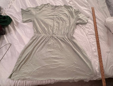 Women's Light Green T-shirt Dress Crew Slip-on Old Navy XL