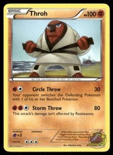 Throh 61/114 Rare Black & White Pokemon LP