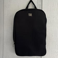 Tail Activewear MAY Shoe Bag With Handle Onyx Black NWT Golf Tennis Travel Bag