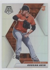 2021 Panini Mosaic Rookie Silver Prizm Keegan Akin #239 0nr3