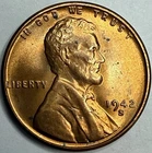 1942 S - Uncirculated Lincoln Wheat Cent - Exact Coin Imaged #LWC1493