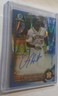 Quincy Hamilton 2022 Bowman Chrome Auto Blue RayWave /150 Houston Astros #CPA-QH