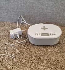 Radio Alarm Clock I box Dawn 79224PI Bluetooth FM Clock Wireless Charger WhiteB2