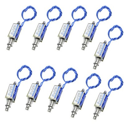 JF-0530B 24V 5N/10mm Pull-Push-Type Reset-Style Solenoid Electromagnet 5/10Pack