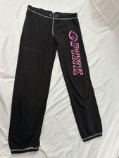 Medium Women’s VS Pink Black Cuffed Sweatpants