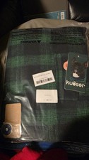 Kuoser Dog Vest - Green Plaid with Quilted Lining - Size L - NEW WITH TAGS