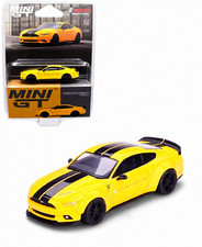 Mini GT 1:64 LB-WORKS Ford Mustang Triple Yellow Diecast Model Car MGT01077-P12