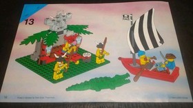 ⭐Lego Pirates 6262 King Kahuka's Throne 1994 Instructions⭐