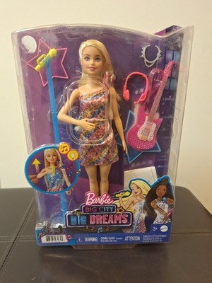 Barbie Big City Big Dreams Singing Barbie  Malibu  Roberts Doll with Music Light