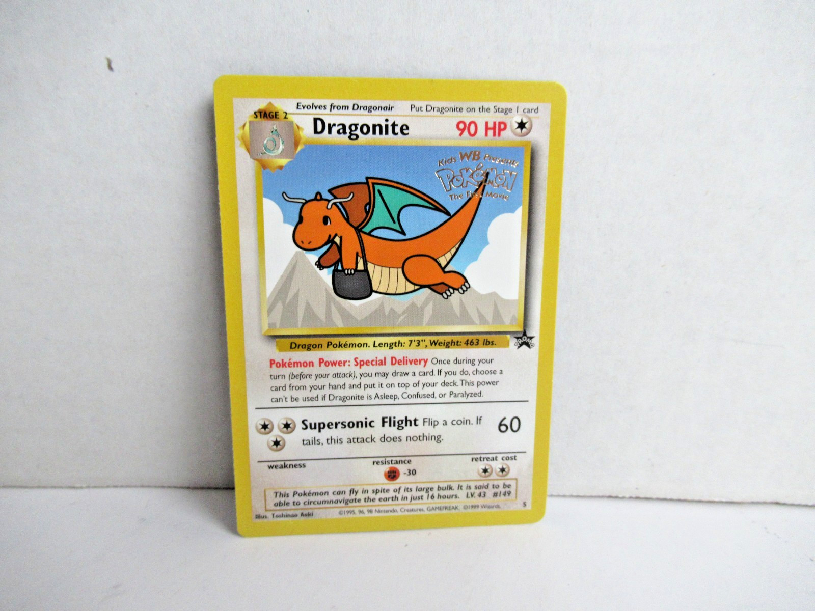 Pokemon TCG Dragonite 5 Promo Wizards Black Star Promo NM