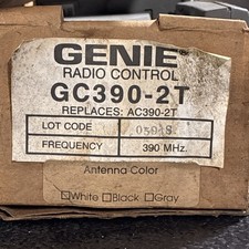 Genie GC390-2T  Radio Control System New In O...