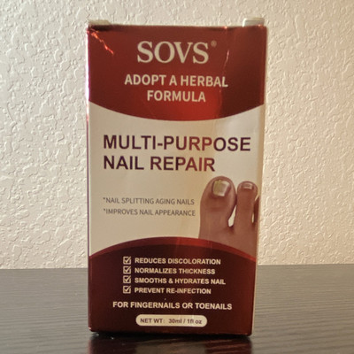 SOVS Multi-Purpose Nail Repair Herbal Formula, 30ml / 1 fl oz