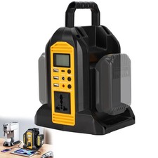 2-Port Power Inverter for Dewalt 20V Battery DC 20V to AC 110 120V Power Station