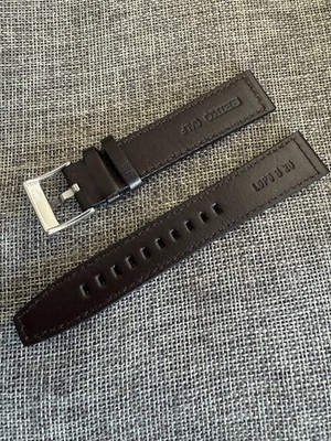SEIKO Presage Style 60 SSK013J1 GMT Brown leather band strap 20mm