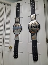 Tag Team Champions Championship Title Belts Wrestling Wwe Duo Pair Partners USA