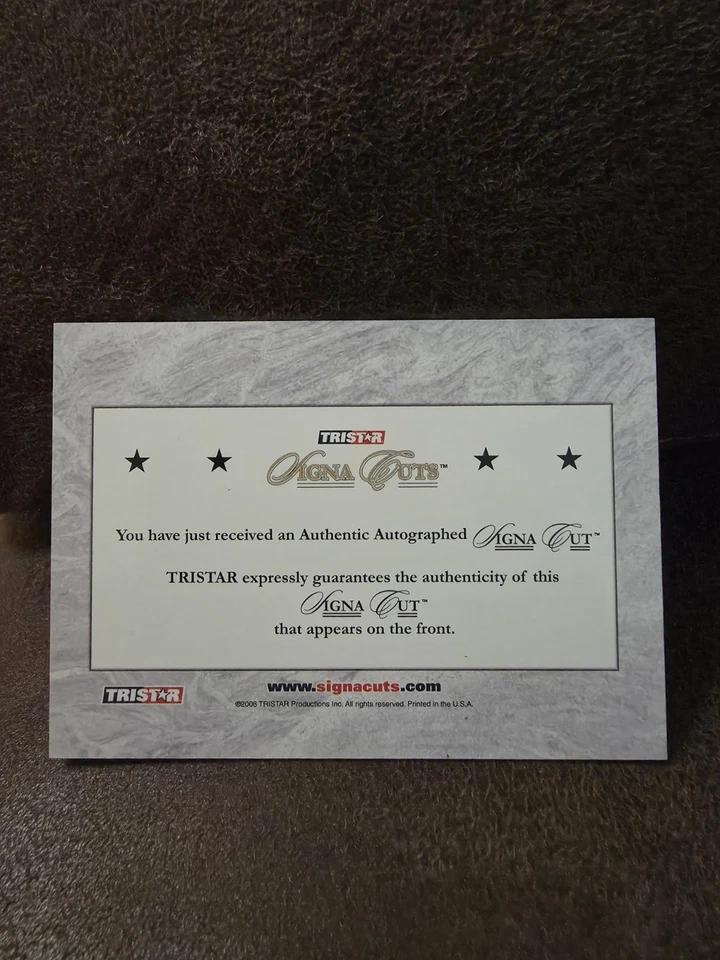 TriStar SignaCuts 2008 Albert Pujols autógrafo corte firma #30/50 descolorido Foto 4 de 4