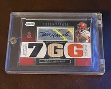 2008 Stadium Club Triumvirate Torii Hunter 73/99 Cubs - Auto Relic Autograph