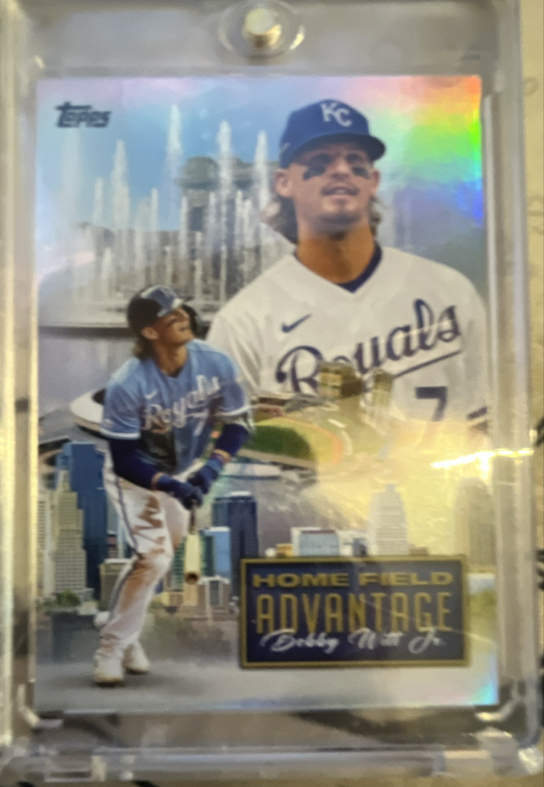 2024 Topps Chrome Update Series - Home Field Advantage Bobby Witt Jr. #HFAC-10