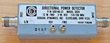 CDI Coaxial Dynamics 3024 509146-22 RF Directional Power Detector TNC SMC #0505