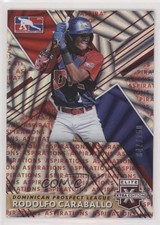 2019 Panini Elite Extra Edition Aspirations Red /150 Rodolfo Caraballo #198 0c6