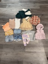 Lot of 12 Baby Girls Clothes Size 12M