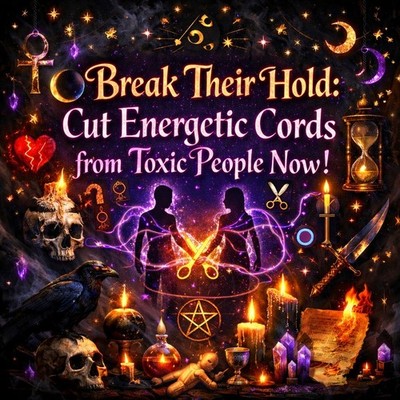   Break Their Hold: Cut Energetic Cords from Toxic People Now!   ️
