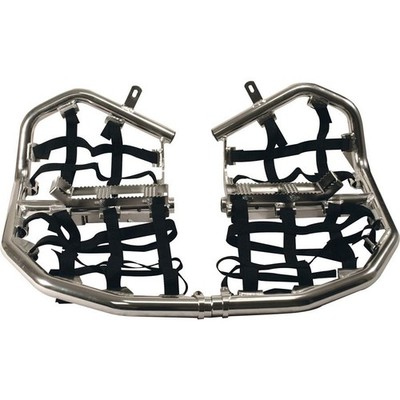 MotoSport Rock T-9 Pro Nerf Bars - Silver RNB-206-T9-SR