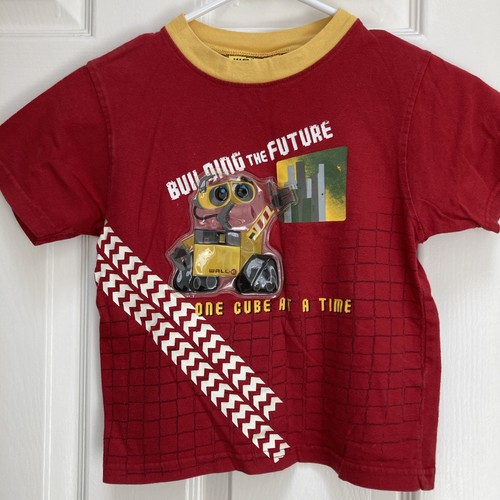 Vintage 2000s Disney Pixar Wall-E + Mickey Mouse Clubhouse Tee -- sz 5 years - Picture 2 of 3