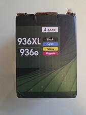 936XL 936e Compatible Inkjet Cartridge 4-Pack Black Cyan Yellow Magenta for HP