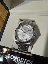 Longines Conquest Automatic 41mm L3.830.4.72.6 Silver Mint Full Set