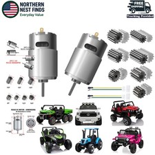 Pair of 12V 18V 20V 24V Fast Drive Motor High Speed Engine for Kid'S Power Wheel