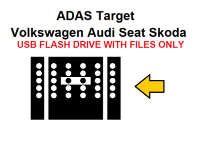 volkswagen audi seat skoda ADAS calibration target - USB FLASH DRIVE ONLY