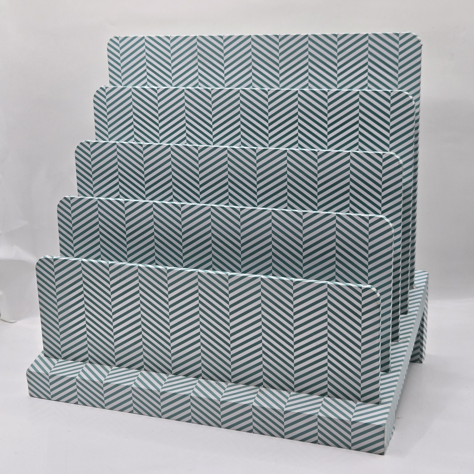 Jane Work File Organizer Desk File Folder Organizer with 4-Section Vertical Rack-image