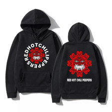 2-sided hoodie, Red Hot Chili Peppers Red Hot Fire Squid Chili Peppers Hoodie