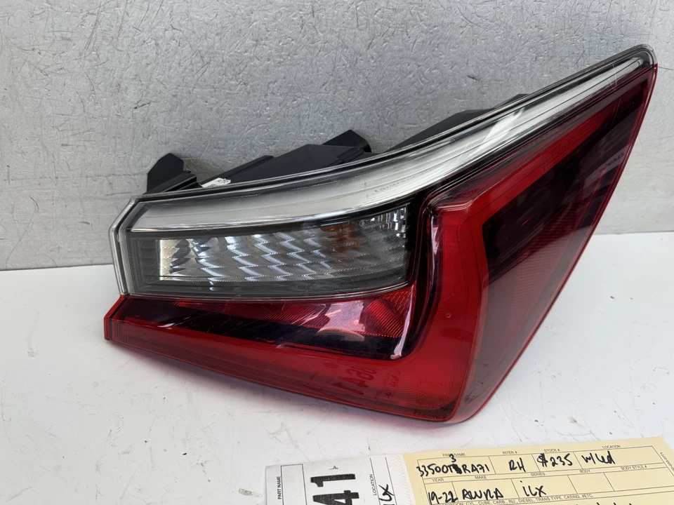 2019 2020 2021 ACURA ILX RIGHT PASSENGER LED TAIL LIGHT OEM AX98641 - Image 3 of 4