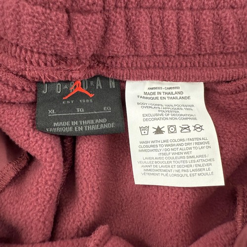 Jordan Pants Mens XL Burgundy Polartec Fleece 23Engineered Joggers Athletic 2022 - Picture 4 of 8